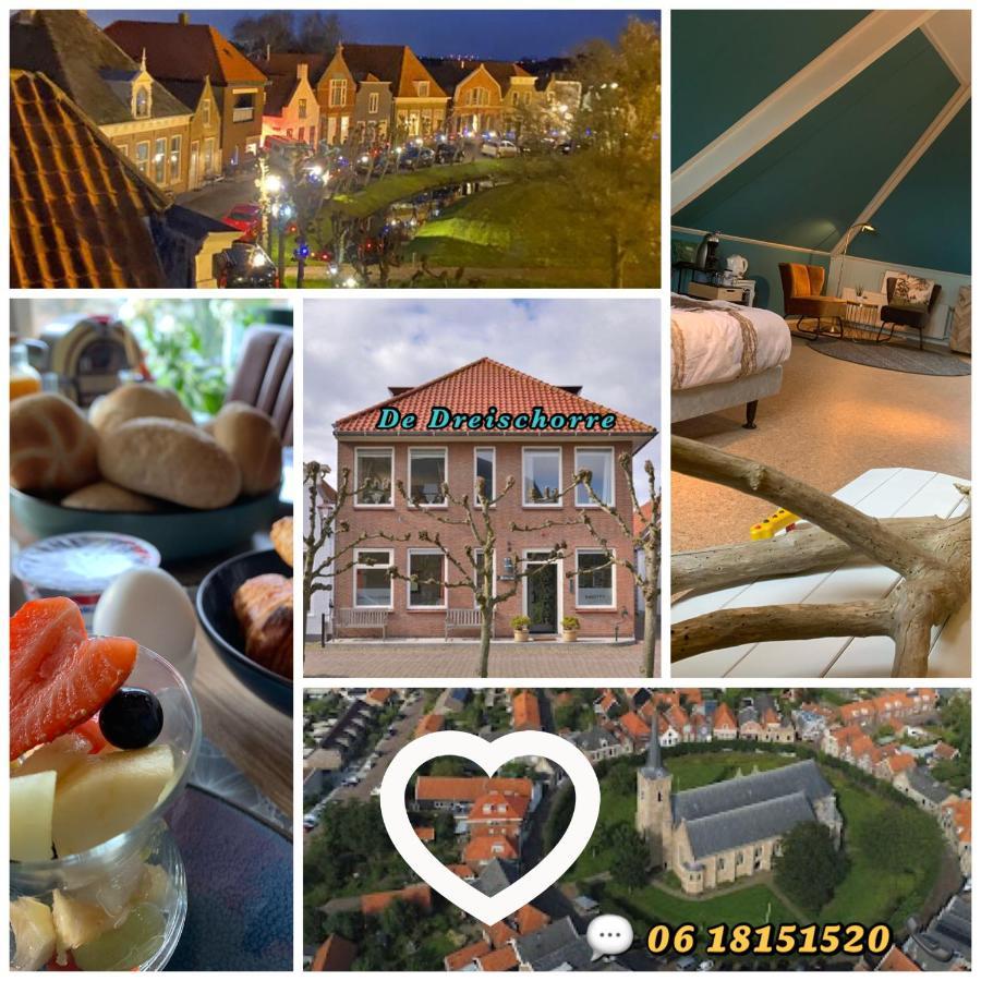 De Drei Schorre Bed & Breakfast Dreischor Bagian luar foto